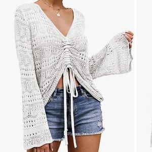Crotchet beach top